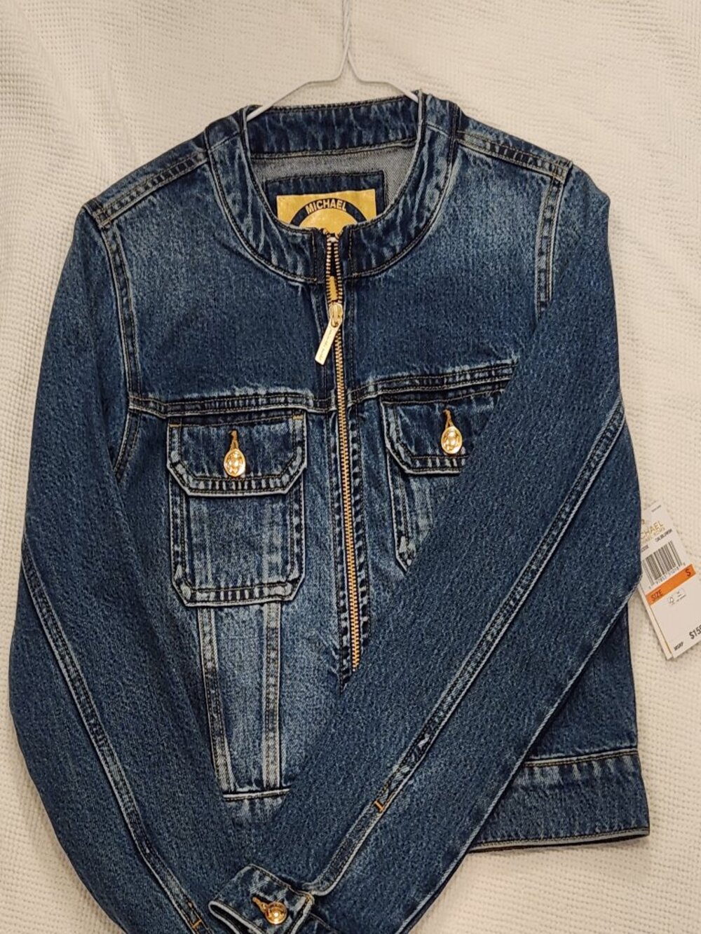 Michael Kors Denim Jacket NWT Small | Classic Blue Jean Jacket